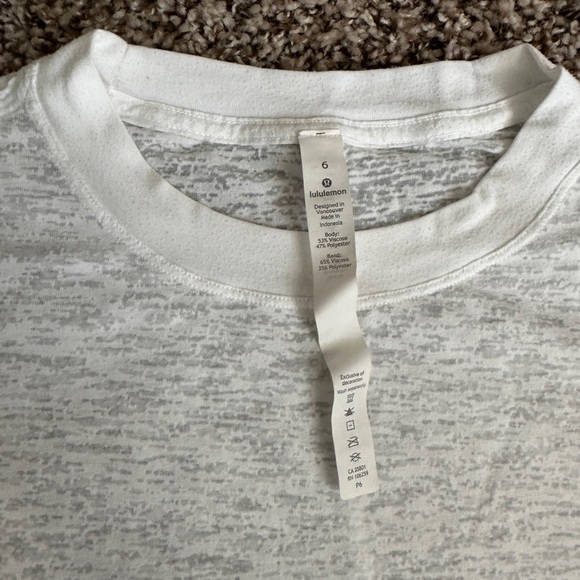 LULULEMON ALL YOURS T SHIRT - LIMITED EDITION SHEER - Picture 2 of 4